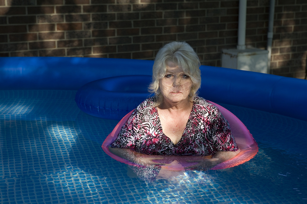 Mom Cooling Off in the Pool, 2012