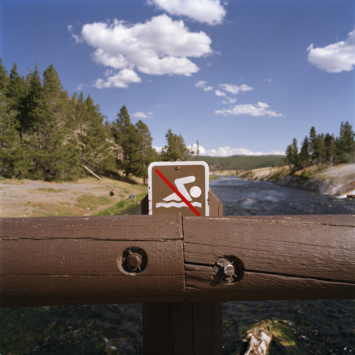 No Swimming, Yellowstone National Park, WY
