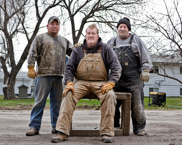 Laris, Russ, & Mike, House-movers, 2012