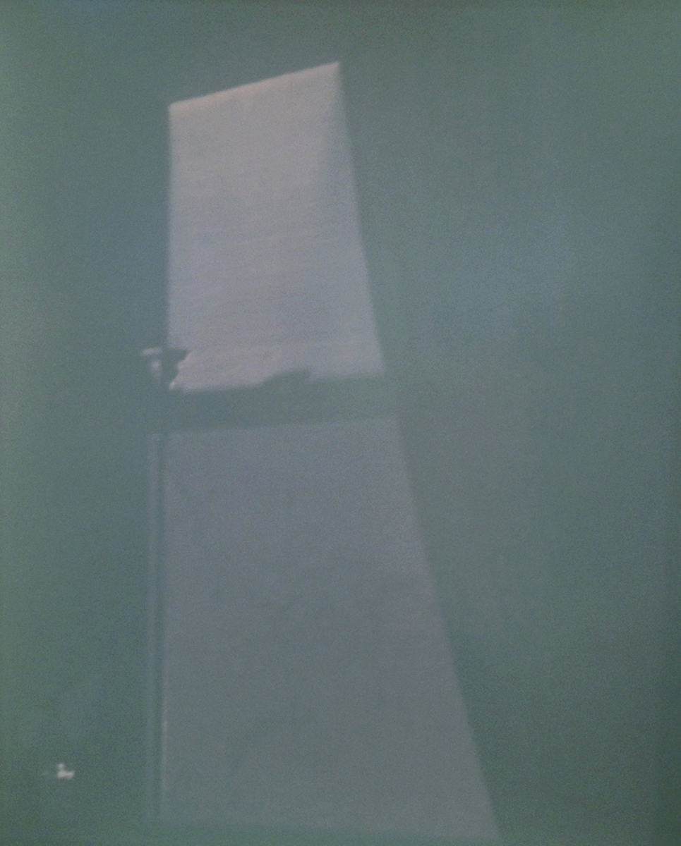 Shadow of a window, a vase of flowers in the distance, 2011 8 x 10 Disappearing Photograph on Gelatin Silver Paper, First exposure
