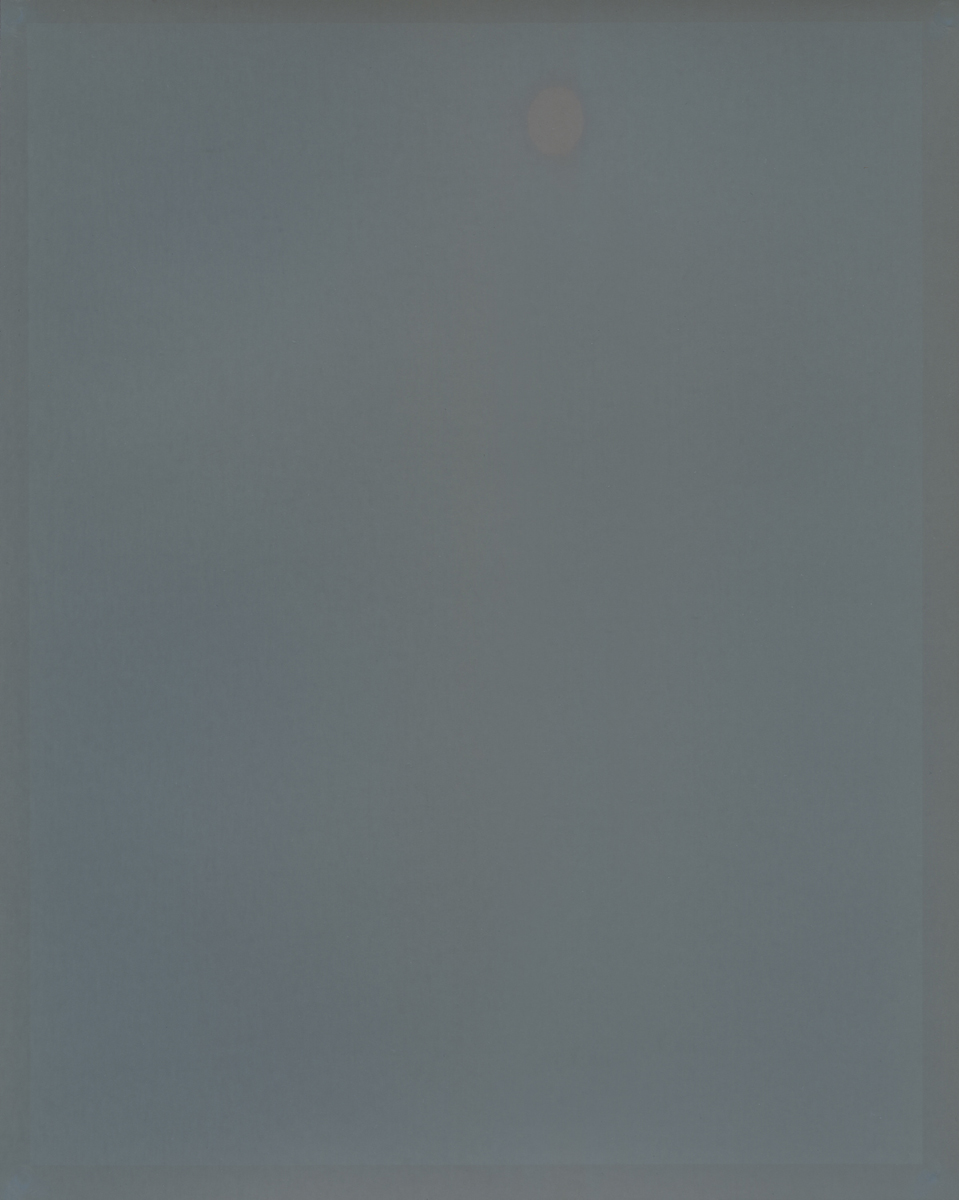 Glowing moon over the Atlantic, 2012 8 x 10 Disappearing Photograph on Gelatin Silver Paper, Exposed for two weeks