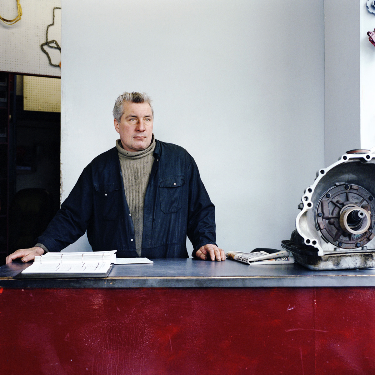 Harry Moran is a mechanic at Hornsey Automatic Transmissions Ltd.Mtier, 2013