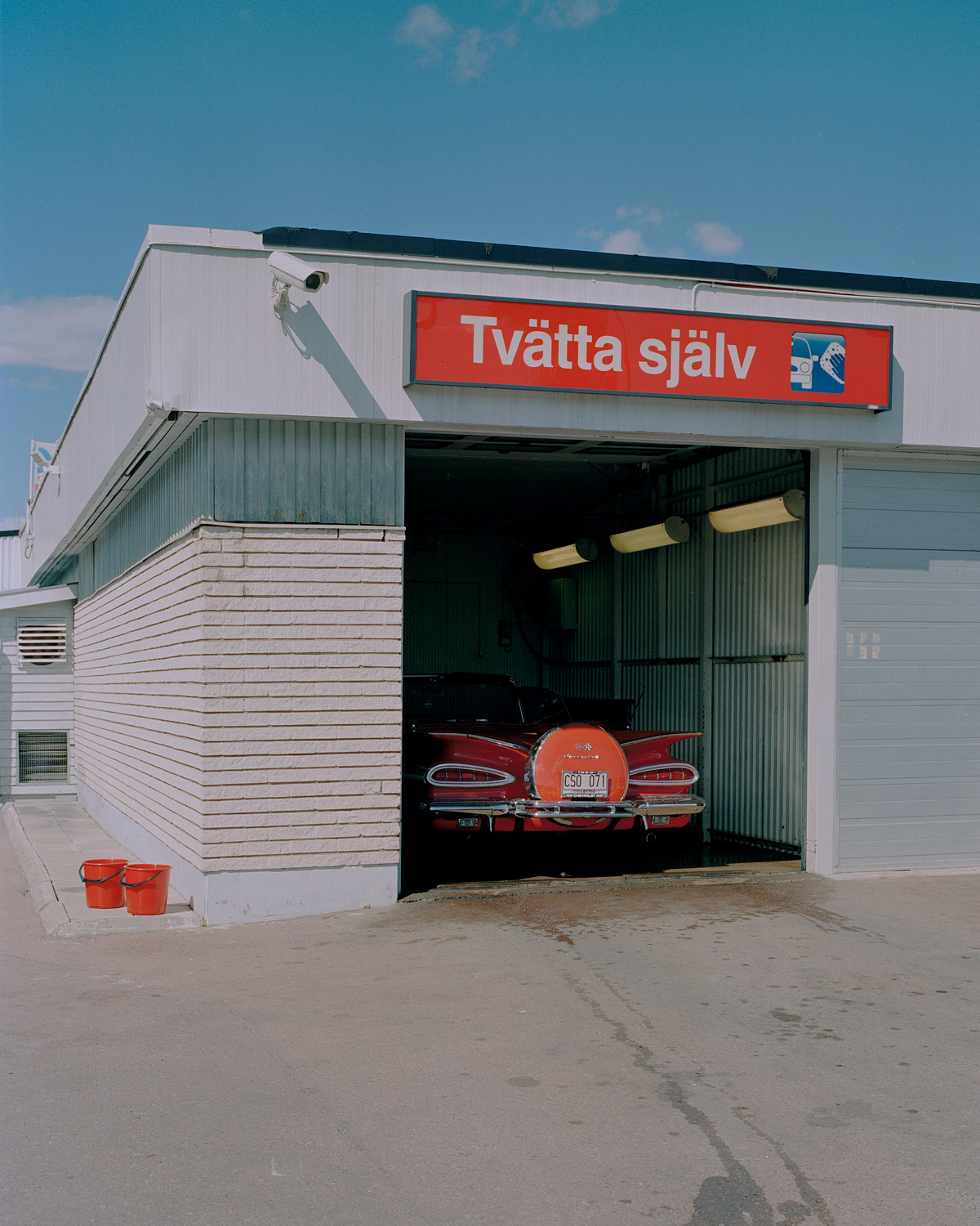 Car Wash, Rättvik, July 2014