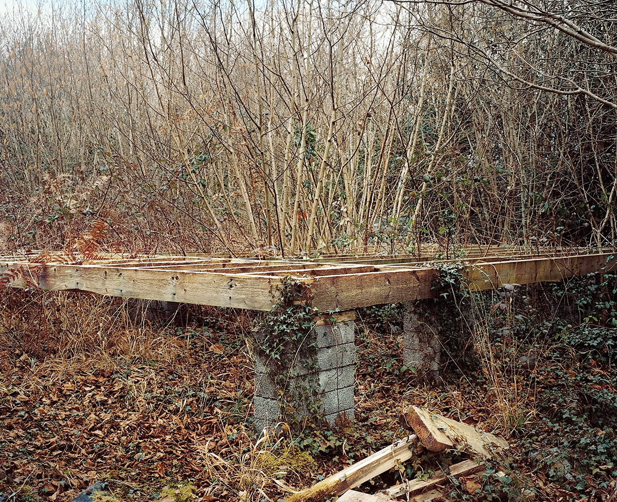 Abandoned foundations, March 2010