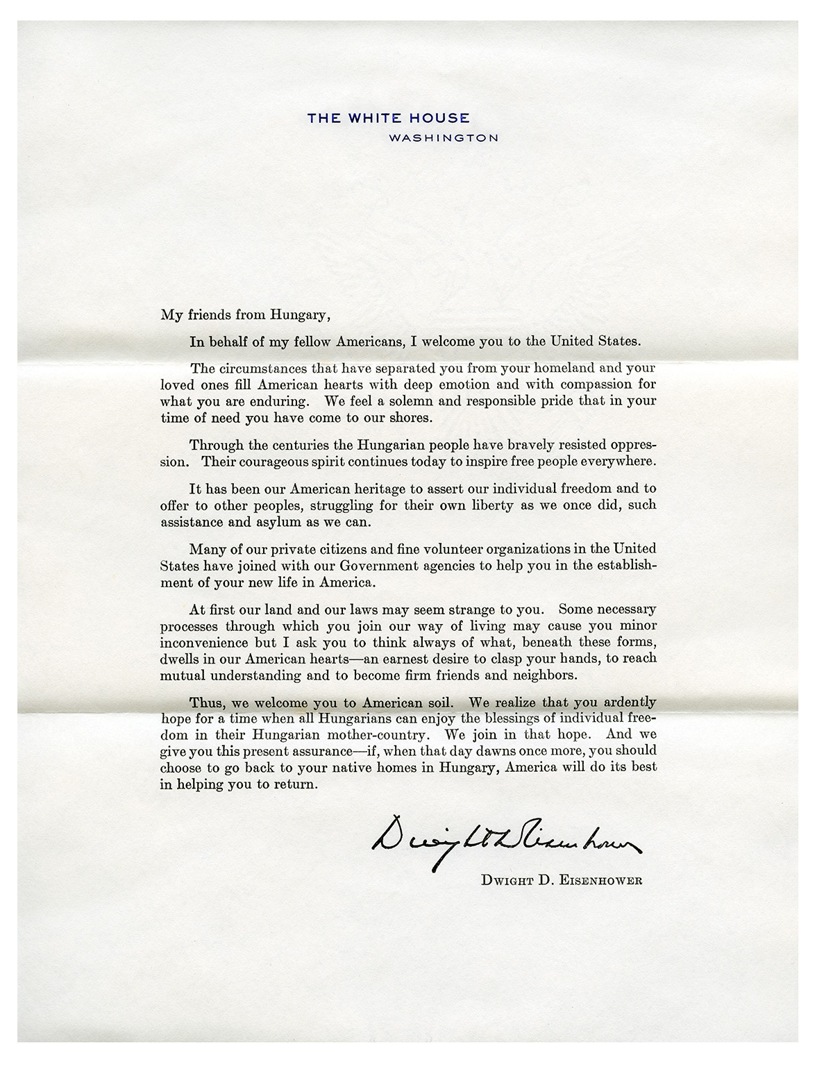 Eisenhower's Letter, 2011