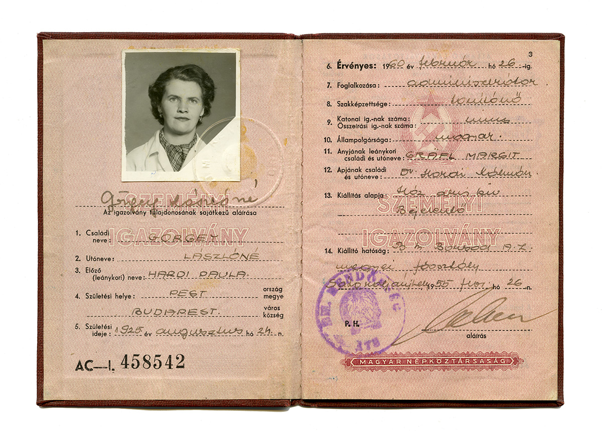 Communist-Issued ID Booklet, 2011