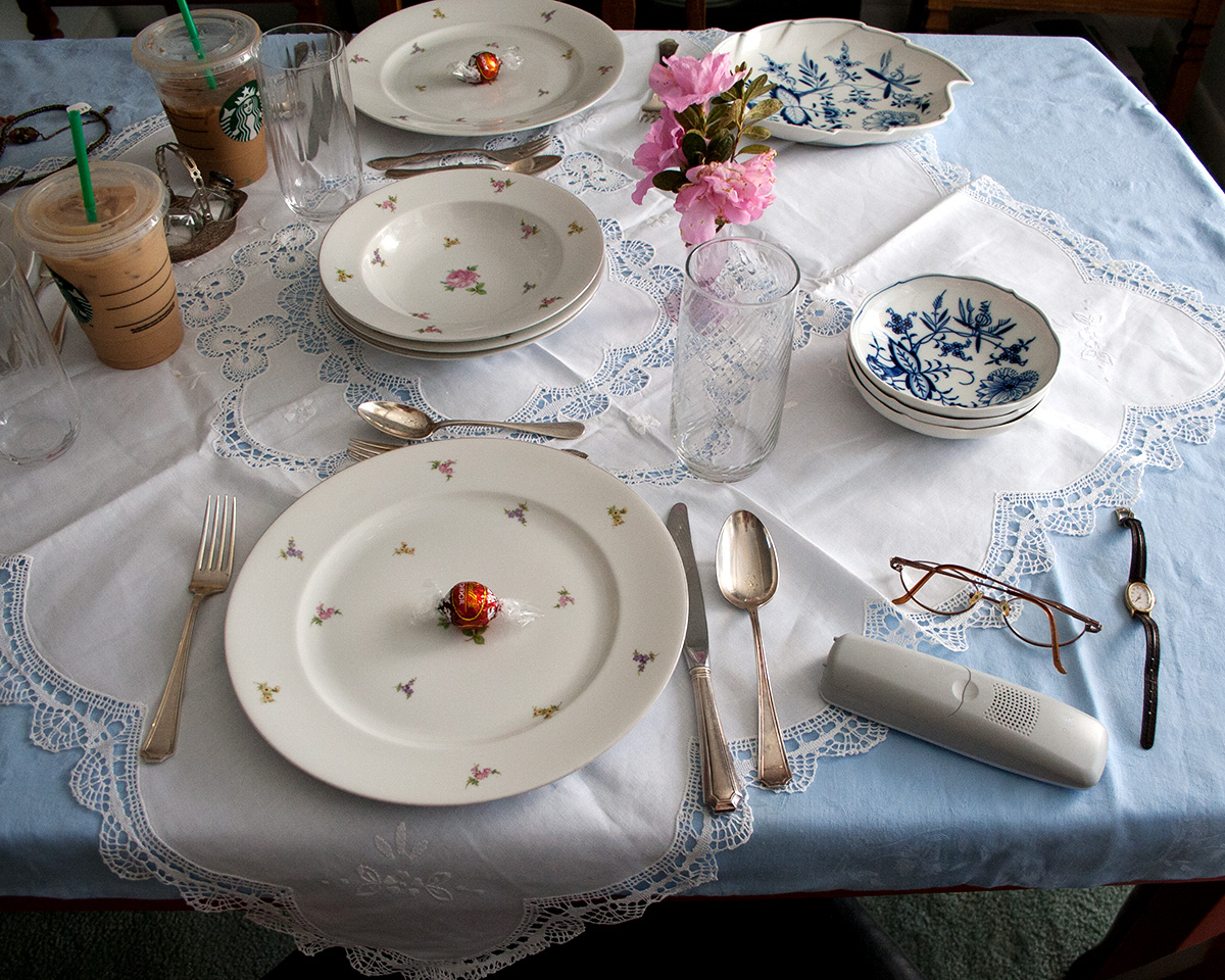 Table Setting for a Causal Lunch, 2012